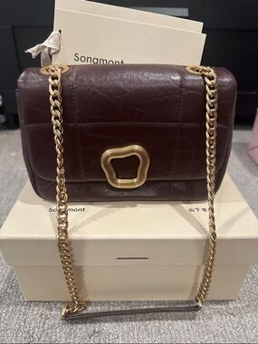 Songmont Small Chocolate Bag -LIKE NEW